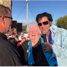 Orchard - Elvis Singing to Resident at Event #2